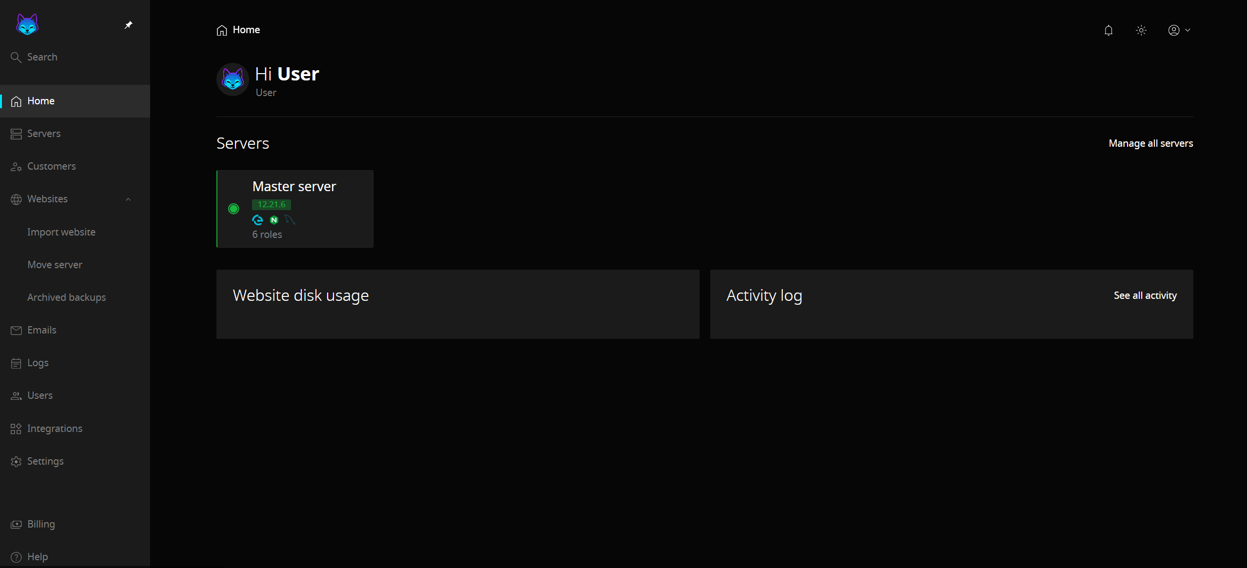 Neon Next Generation Hosting Control Panel